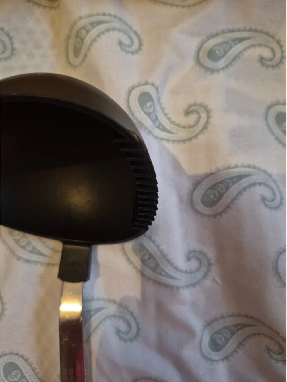 GOOD COOK brand Cooking and Serving Ladle,  Black Plastic + Metal